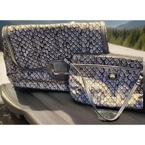 **SOLD** Coach Snake Taylor Shoulder Bag W/ Matching Wristlet